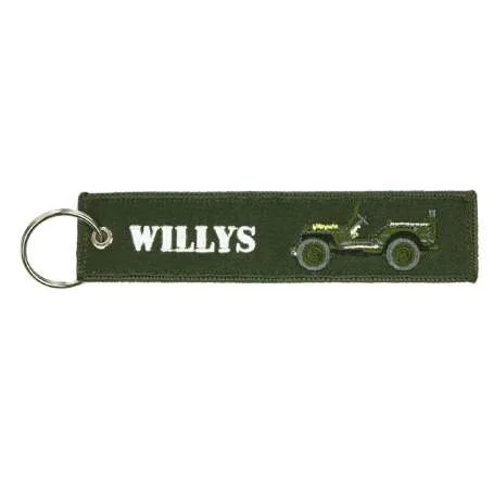 Porte-Clés Jeep Willys Kaki Fostex 251305-1586