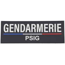 Flap Dorsale Gendarmerie PSIG PVC avec Liseré BBR DMB Products