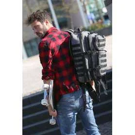 Brandit Chemise Check Shirt Rouge/Noir