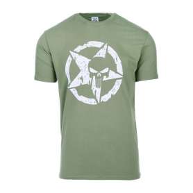 T-Shirt Allied Star Punisher Army Green Fostex