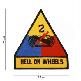 Hell On Wheels Iron-on Embroidered Patch