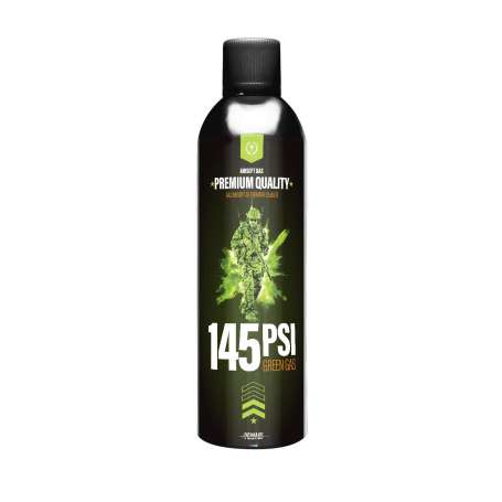 POWAIR Bouteille Green Gaz 145 PSI 500ml