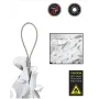 Filet Camouflage Shade Sail Broadleaf 5x5m Snow Camo Systems