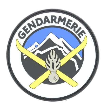 Écusson de Spécialité Gendarmerie Haute Montagne PVC EDGPVC200