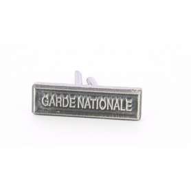 Dixmude Bar Clasp GARDE NATIONALE Silver