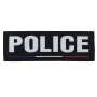 Bandeau d’identification souple PVC POLICE liseré BBR 28x10cm Patrol