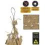 Filet Camouflage Broadleaf Câble Acier 5x5 Désert