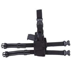 Patrol Tactical Black Right-Hand Thigh Holster