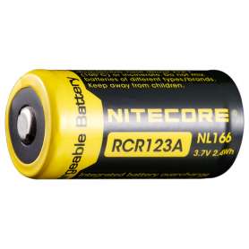 Batterie Rechargeable RCR123A 3.7V 650mAh Nitecore