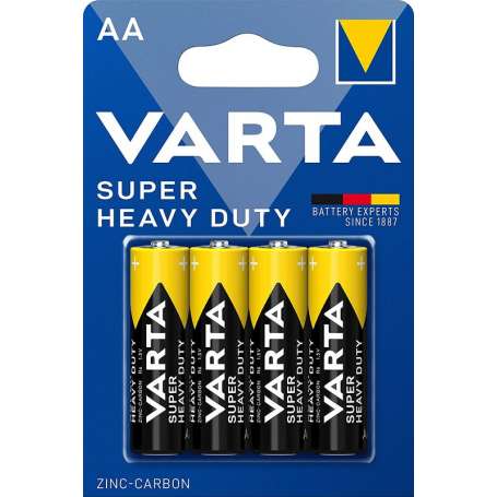 4 Piles AA/LR06 Super Heavy Duty Varta