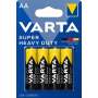 4 Piles AA/LR06 Super Heavy Duty Varta