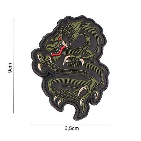 Patch PVC Dragon Vert 101 Inc. MT3D-7186