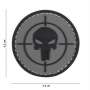 Patch PVC Cible Punisher Gris 101 Inc. MT3D-5343