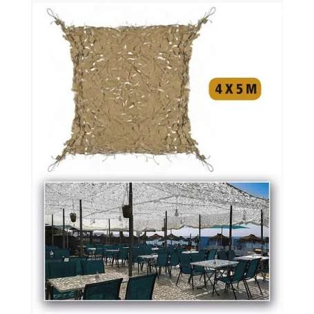 Filet Camouflage Shade Sail Broadleaf 4x5m Désert Camo Systems 14481760