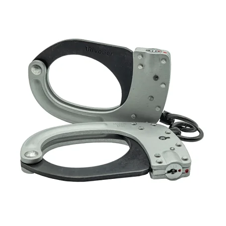Menottes RIVOLIER Double Sécurité Standard (2 clés plates / 1 ronde)