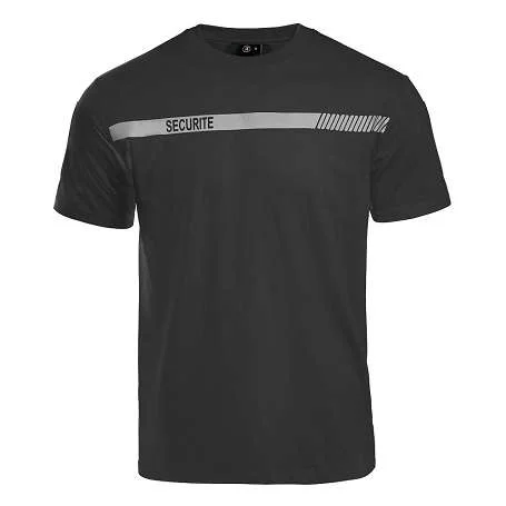 T-shirt SÉCU-ONE Sécurité noir A10® 52350