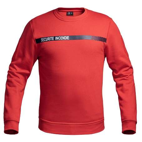 Sweat SÉCU-ONE Sécurité Incendie rouge A10® 52302