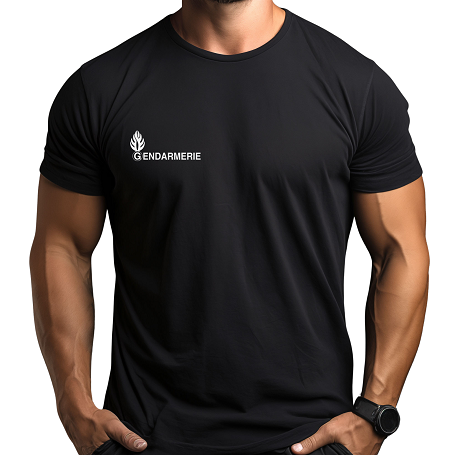 T-Shirt Gendarmerie Départementale Coton TSGDCO