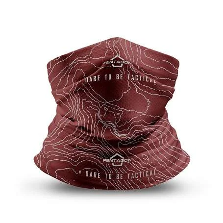 Tour de Cou SKIRON Topographic Map Rouge Pentagon K14013