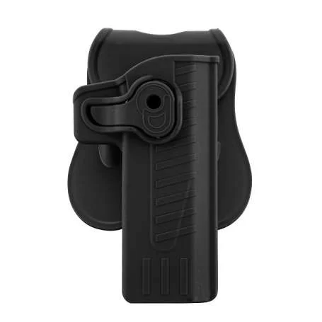 Holster Rigide QR Hi-Capa noir Droitier - BO Manufacture GE16010