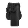 Holster Rigide QR Hi-Capa noir Droitier - BO Manufacture GE16010