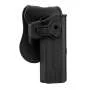 Holster Rigide QR Hi-Capa noir Droitier - BO Manufacture GE16010