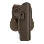 Holster Rigide QR 1911 Tan Droitier - BO Manufacture GE16003