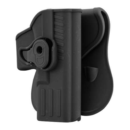 Holster Rigide QR Glock 17 Noir Droitier - BO Manufacture GE16040