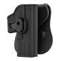 Holster Rigide QR Glock 17 Noir Droitier - BO Manufacture GE16040