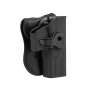 Holster Rigide QR Glock 17 Noir Droitier - BO Manufacture GE16040