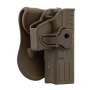Holster Rigide QR Glock 17 Tan Droitier - BO Manufacture GE16043