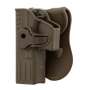 Holster Rigide QR Glock 17 Tan Gaucher - BO Manufacture GE16043