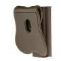 Holster Rigide QR Glock 17 Tan Gaucher - BO Manufacture GE16043