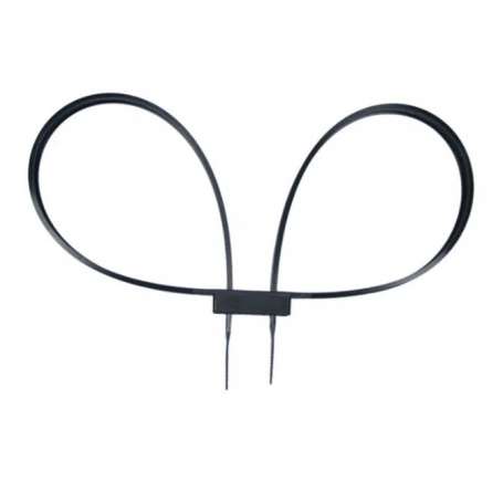 Menottes plastiques jetables noires GK Pro