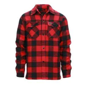 Chemise de bûcheron à carreaux Noir/Rouge Longhorn