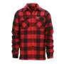 Chemise de bûcheron à carreaux Noir/Rouge Longhorn