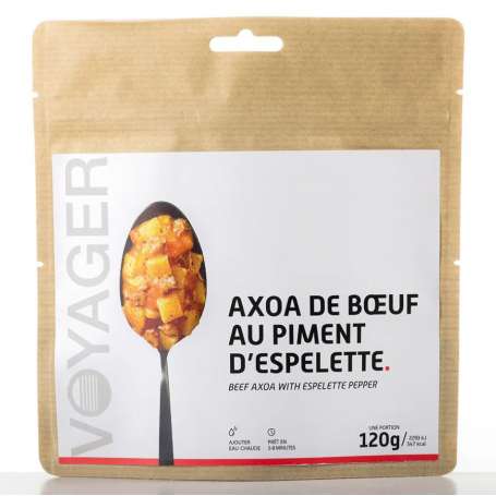 Axoa de Boeuf au piment d'Espelette lyophilisé 120g - Voyager 00915