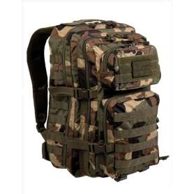 Sac à dos US Assault Pack II Woodland - Mil-Tec 14002220
