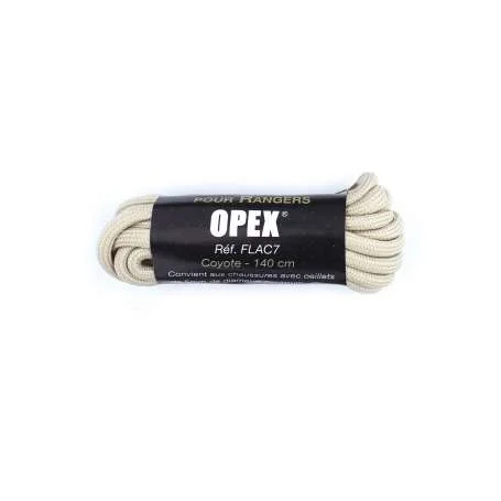 Lacets pour Rangers rond 140cm Coyote - OPEX FLAC7-CT