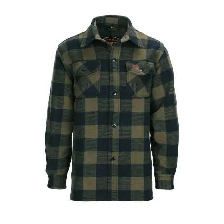 Chemise de bûcheron à carreaux Noir/Vert - Longhorn 135301