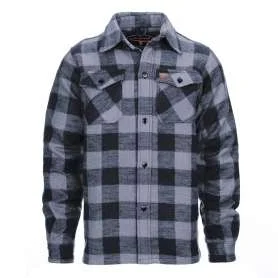 Chemise de bûcheron à carreaux Noir/Gris - Longhorn 135301
