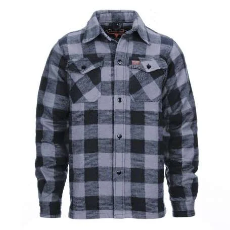 Chemise de bûcheron à carreaux Noir/Gris - Longhorn 135301