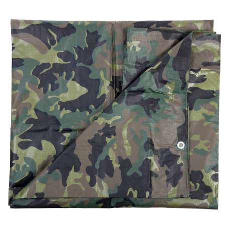 Bâche Camouflage Woodland 3 × 3 m 101Inc