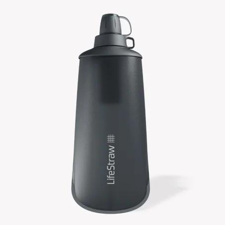 Gourde Souple Filtrante 1L Peak Series Noir LifeStraw