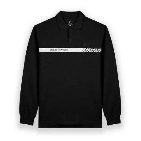 Polo manches longues Sécurité Privée – GK SAFETEK® 20410NSP