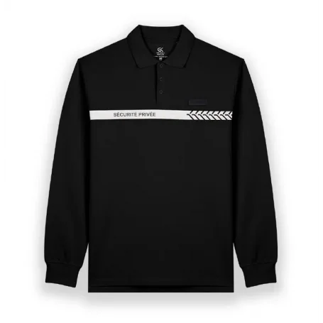 Polo manches longues Sécurité Privée – GK SAFETEK® 20410NSP
