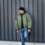 Blouson Bombers MA1 Vert FOSTEX 1214011