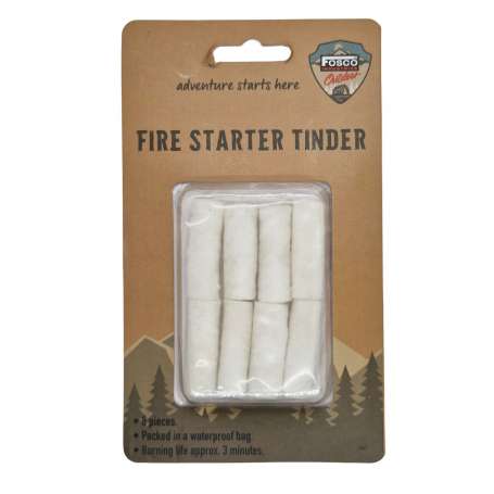 Amadou Allume-feux pack x8 Fosco