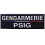 Flap PVC Gendarmerie PSIG 10 × 3 cm