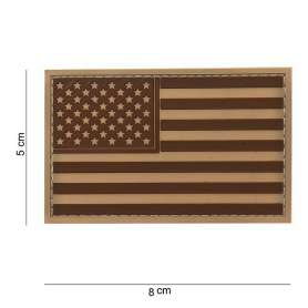 Patch 3D PVC Drapeau USA Désert - 101 Inc. 11183